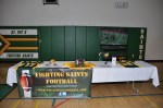 Football booth, February 2014.